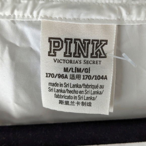 Victoria Secret Pink white light jacket Size M/L - Picture 3 of 4